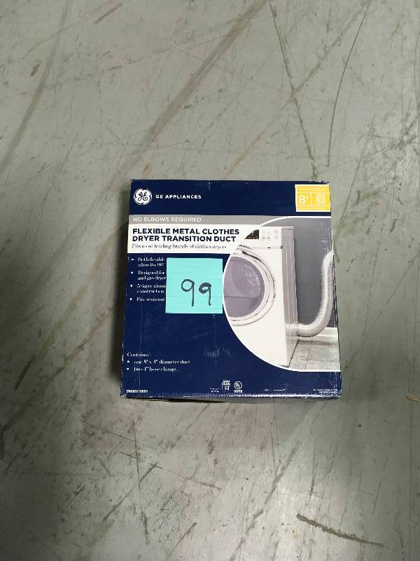lot 99 image: GE Flexible Metal Dryer Duct new