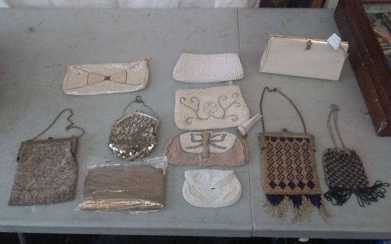 Collection Of Old Beaded Handbags