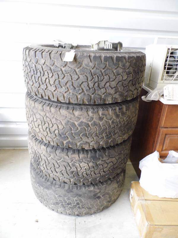 Lot of 4 Tires