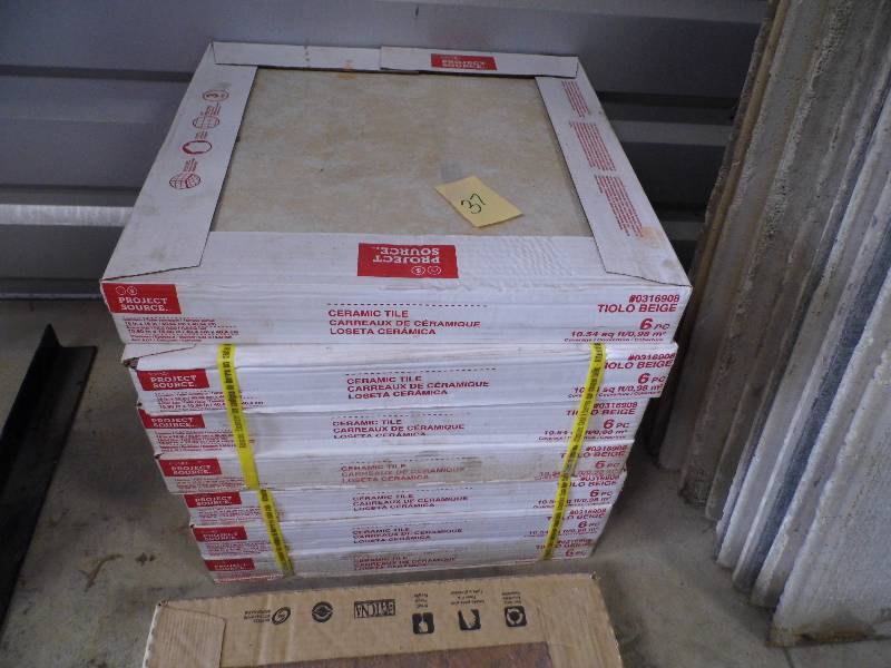 Lot of 7 Boxes of Ceramic Tile