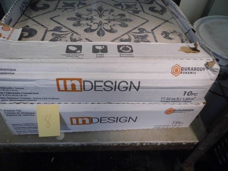 lot 8 image: New In Design Ceramic Tile