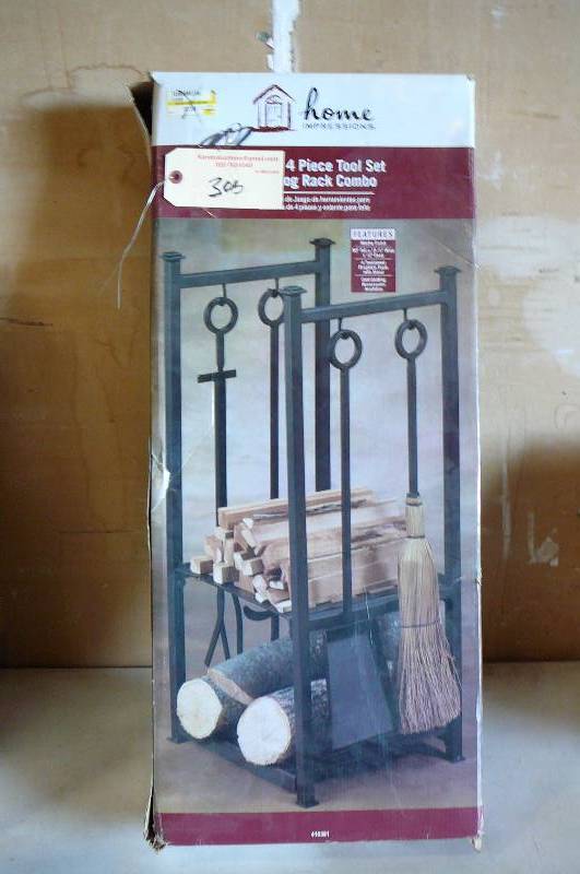 lot 306 image: Tool Set & Log Rack Combo