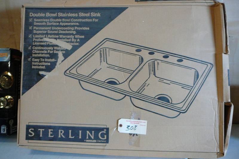 lot 308 image: Stainless Steel Sink