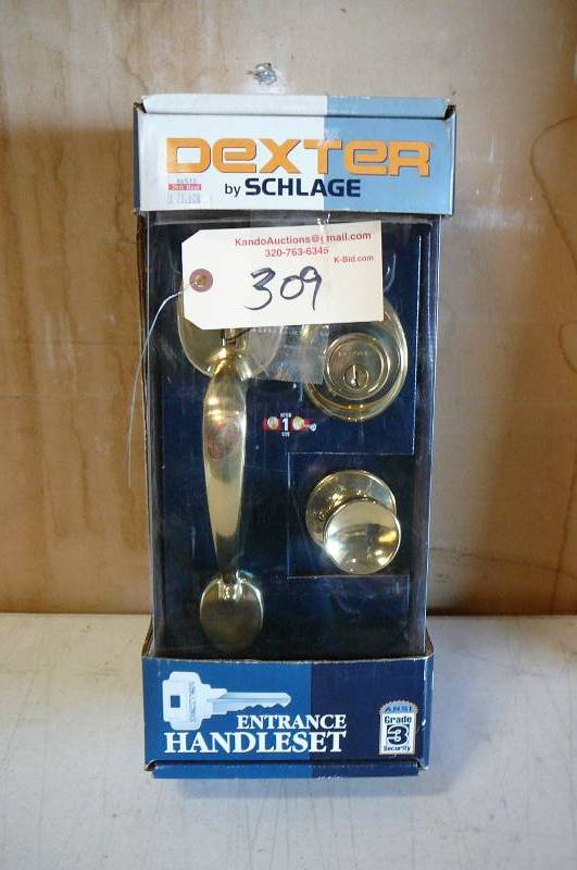lot 309 image: Schilage Door Handle Set