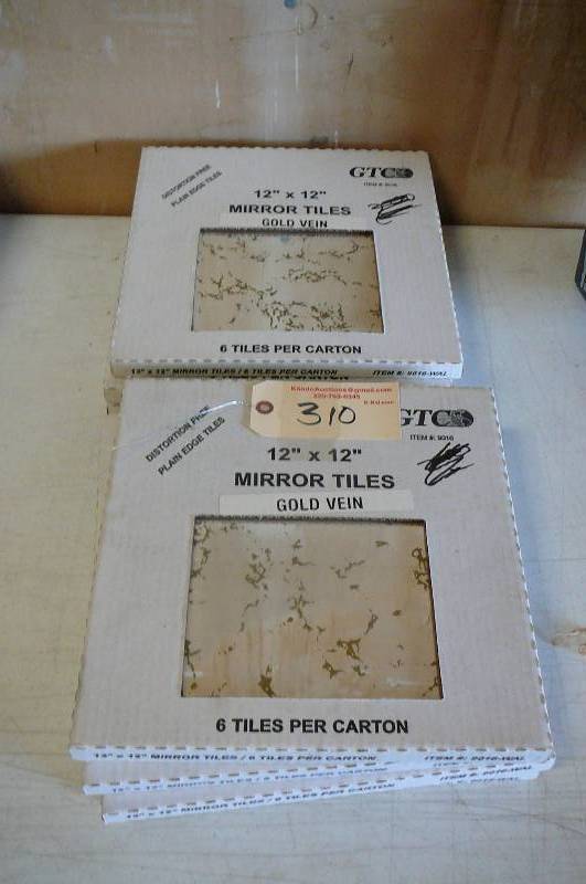 lot 310 image: GTC Mirror Tiles