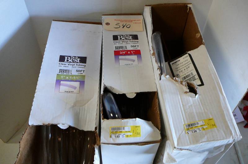 lot 340 image: Clear Vinyl Tubing