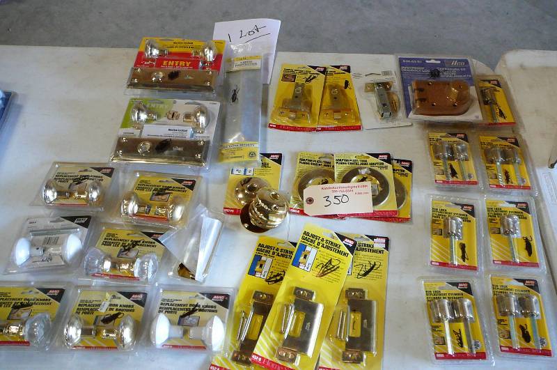 lot 350 image: Misc Door Hardware Lot