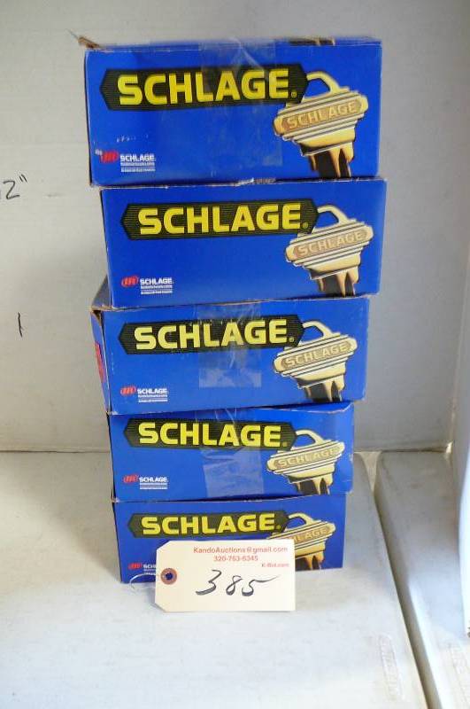 lot 385 image: Schlage Ins Trim-SL, DB & Turn