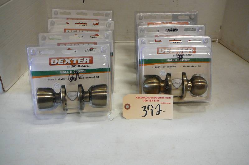 lot 392 image: Dexter by Schlage Hall & Closet Door Knobs