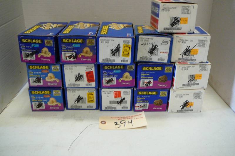 lot 394 image: Schlage Large Lot of Misc Dummy Knobs