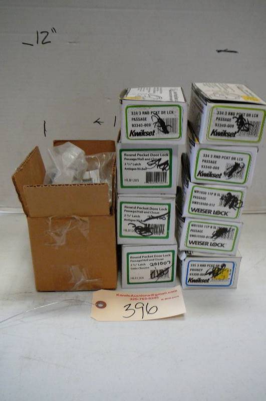 lot 396 image: Kwikset Pocket Door Locks