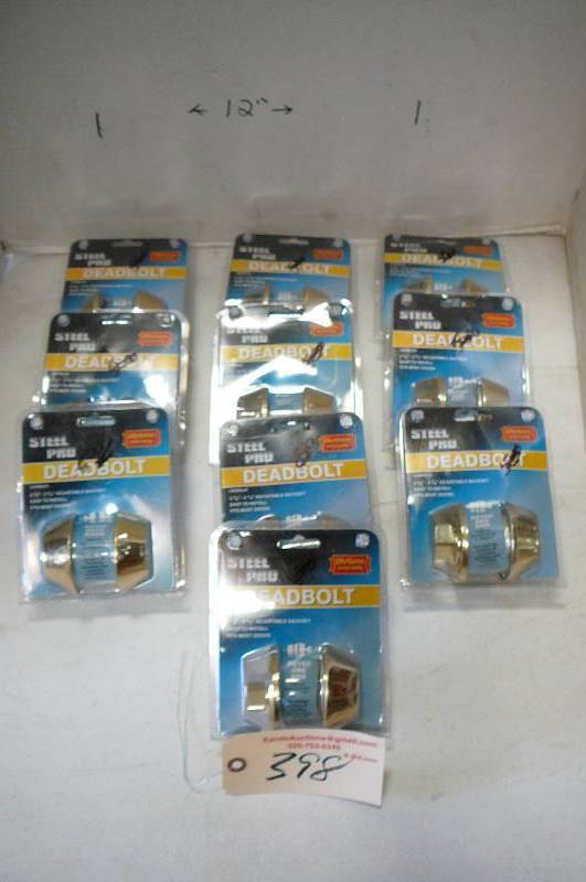lot 398 image: Steel-Pro Deadbolts