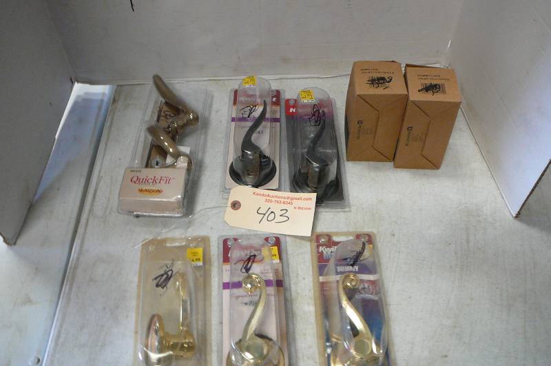 lot 403 image: Kwiks & Schlage Door Latches & Dummy Locks