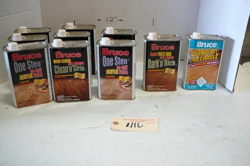 lot 416 image: Wood Cleaner, Wax, Polisher, Strip Chemical Lot