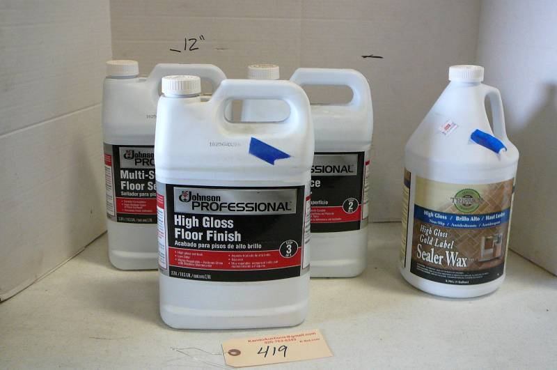lot 419 image: Floor Sealer & Wax