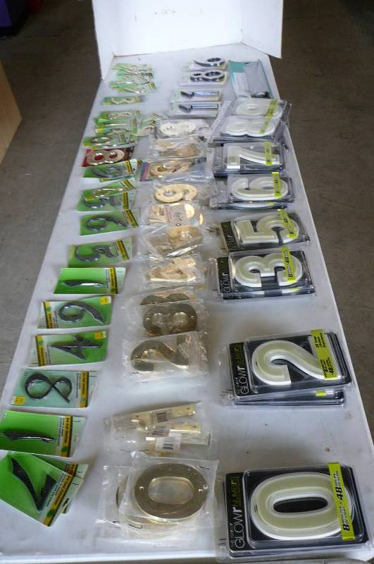 lot 446 image: Large Lot of Numbers