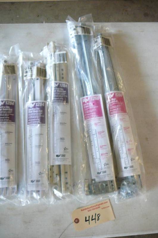 lot 448 image: Lot of KV Side Mount Drawer Slides