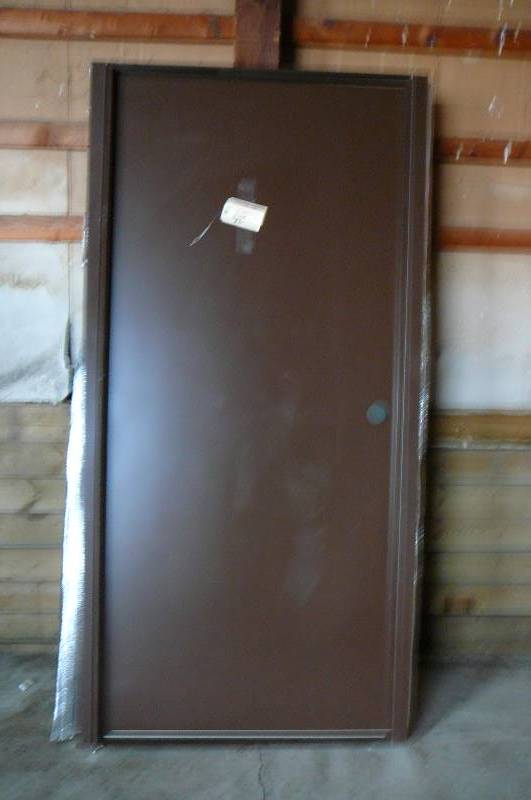 lot 40 image: Steel door with Steel Jamb