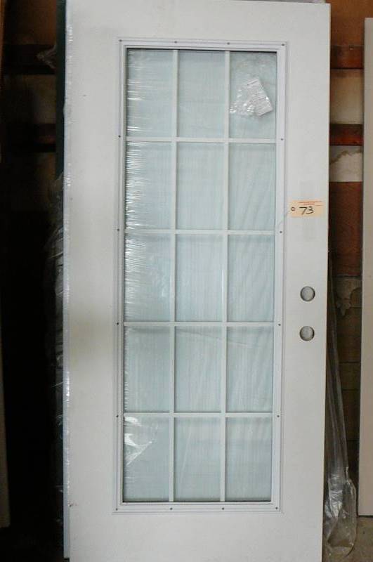 lot 73 image: Masonite Exterior Door