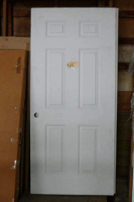 lot 86 image: Metal Exterior Door