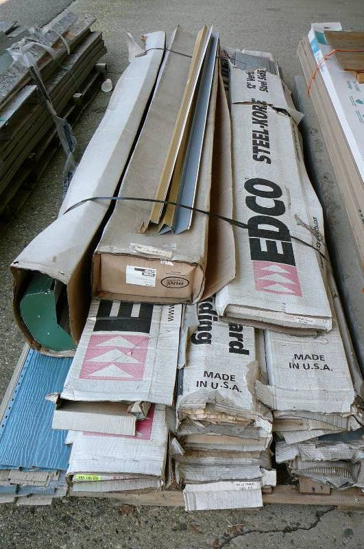 lot 226 image: Lot of Steel Siding Vinyl Coating