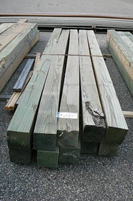 lot 284 image: Posts greeen treated