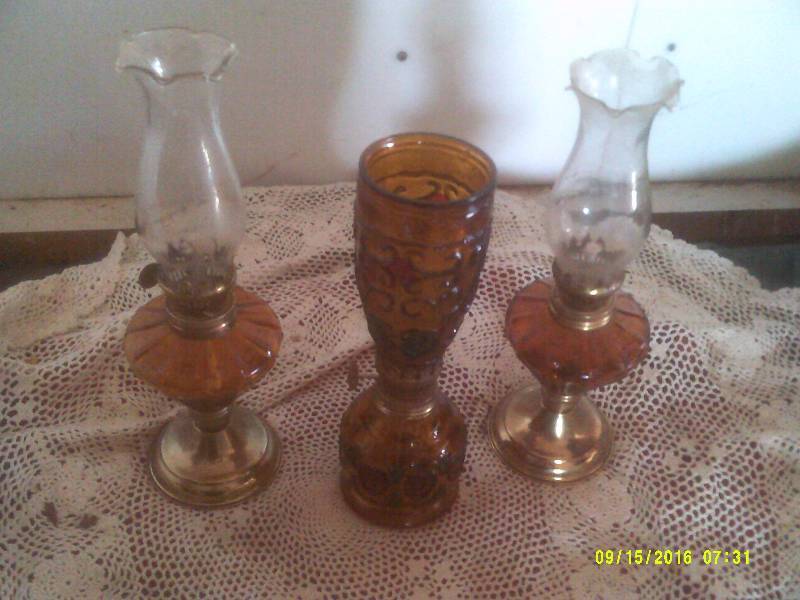 3 OIL LAMPS
