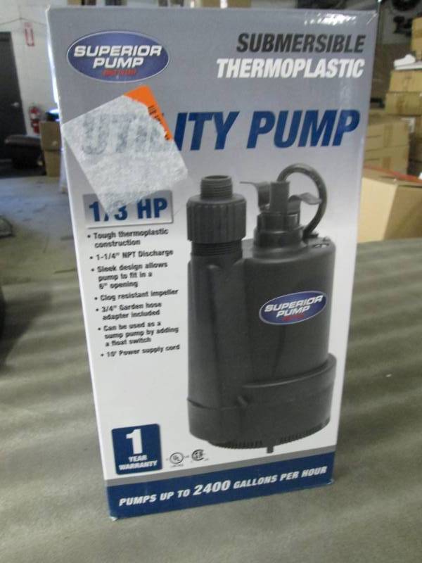 Superior Pump 13 HP Submersible Th...