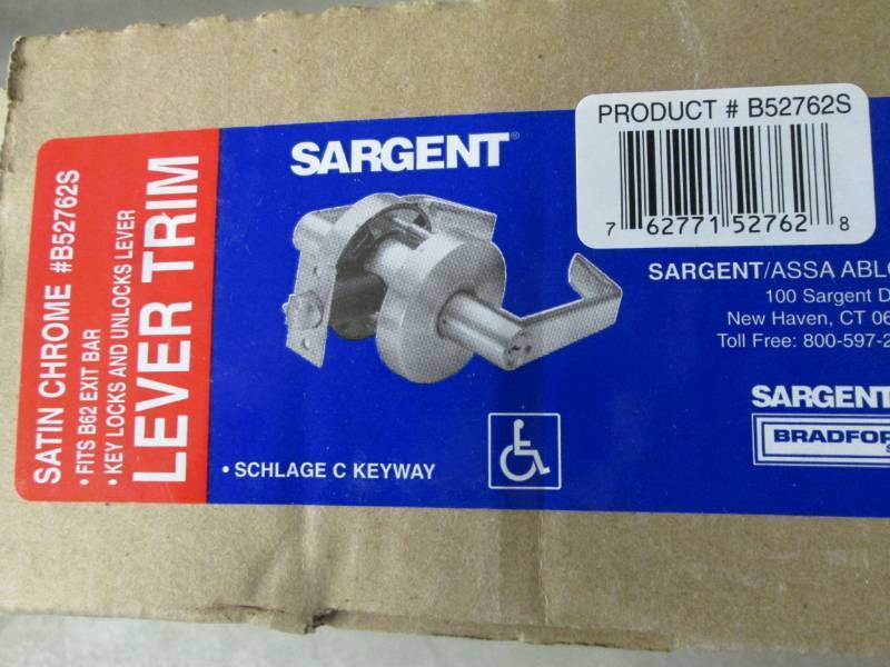 Sargent Commercial Lever Trim w Ke...