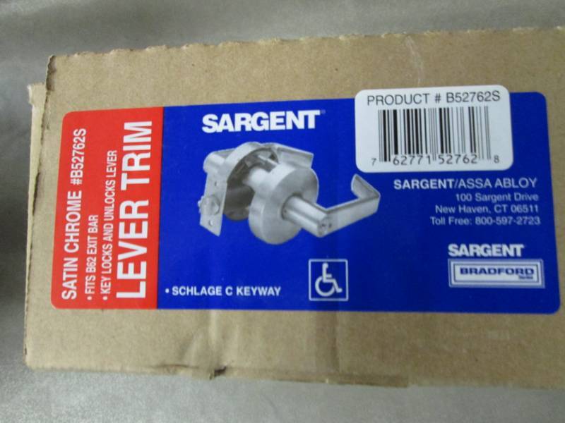 Sargent Commercial Lever Trim w Ke...