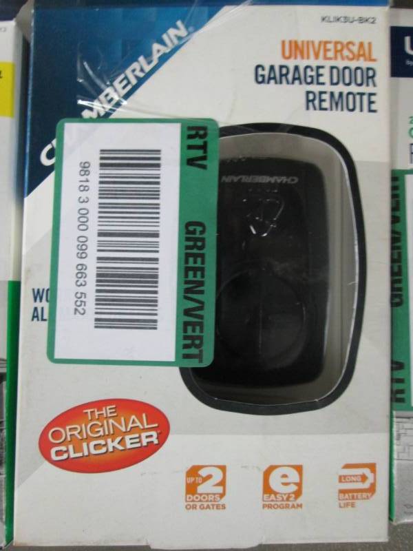 Chamberlain Universal Remote Garage...