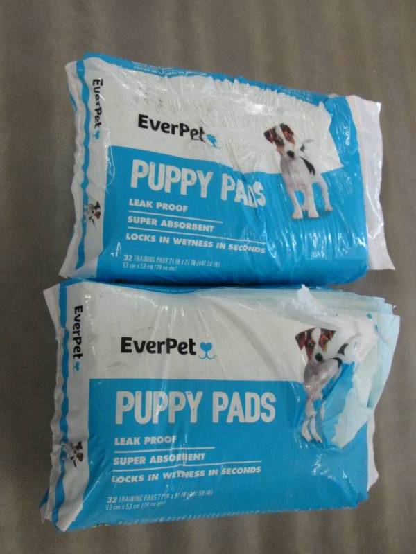 Lot of 2 Packs Everpet Puppy Pads R...