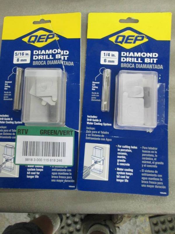 Lot of 2 QEP 14 inch Diamond Drill...