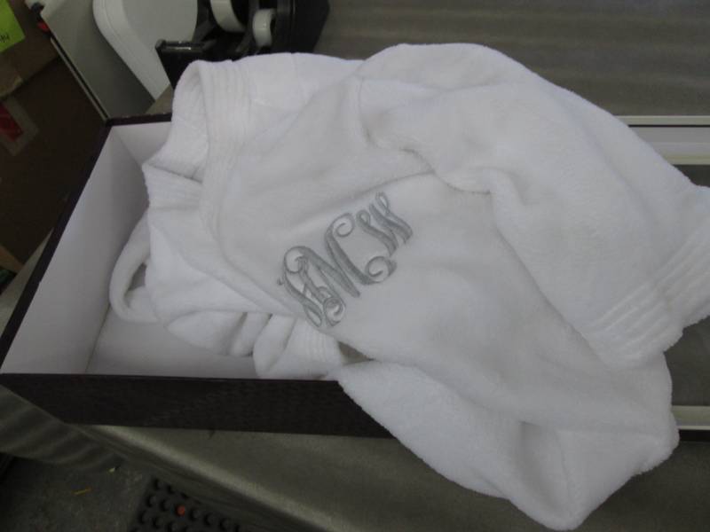 Pre-Monogrammed Super Soft White Ro...
