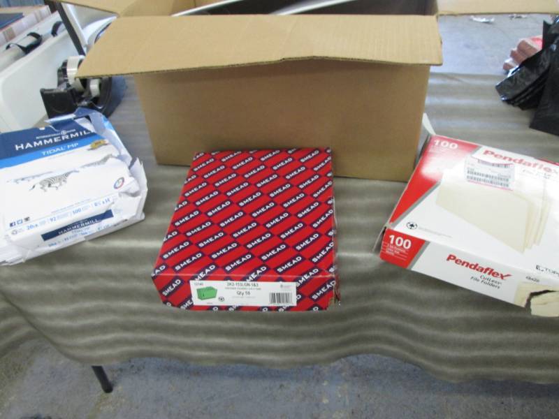 5 Legal Size Binders, File Folders,...