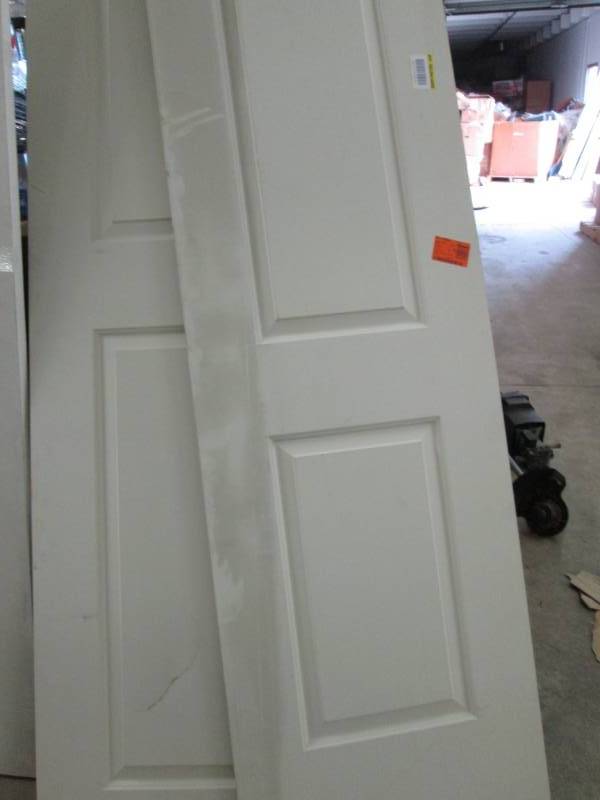 Lot of 3 Panel Doors- 2 damaged , U...