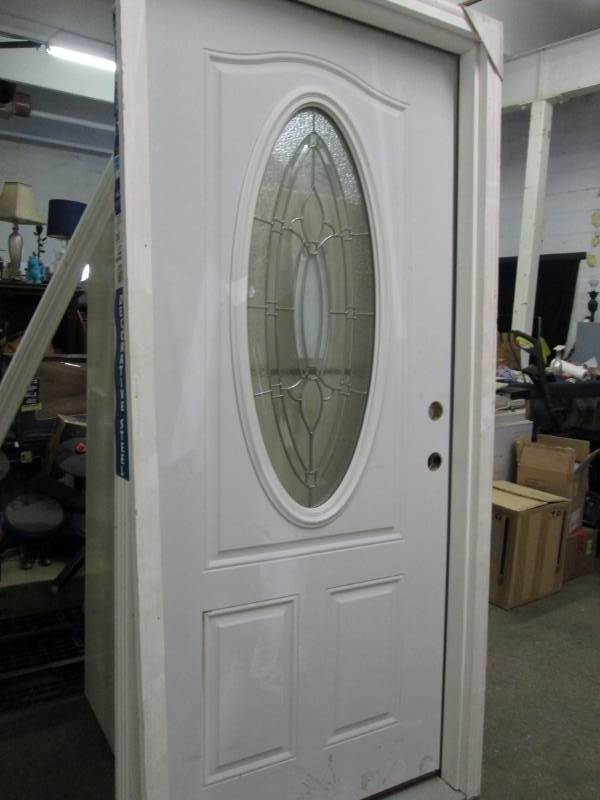 Jeld-Wen 36 in. x 80 in. 34 Oval L...