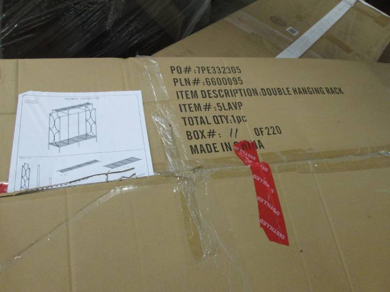 Double Hanging Rod open box Retail ...