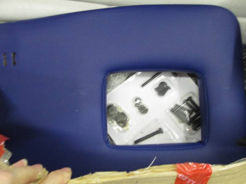 Blue Cut Out Dining Chair open box,...