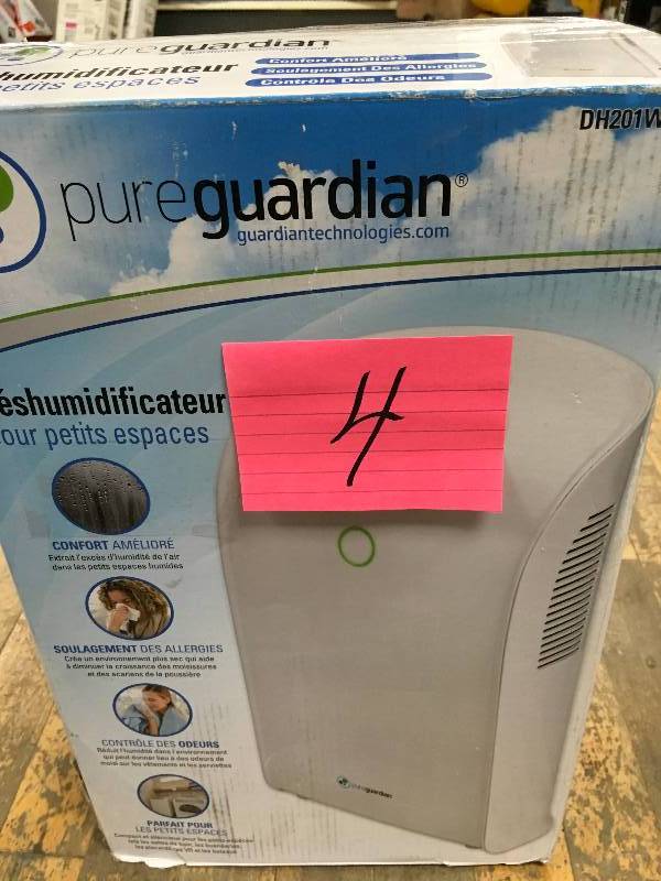 PureGuardian 0.33 Gal. Small Space Dehumidifier