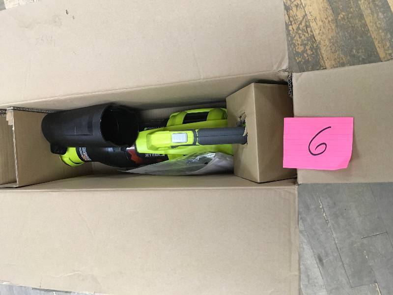 RYOBI 110 MPH 480 CFM Variable-Speed Turbo 40-Volt Lithium-ion Cordless Jet Fan Leaf Blower - Battery and Charger Not Included in working conditions