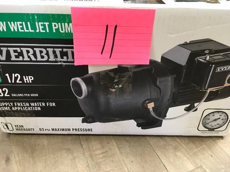 Everbuilt 12 HP Shallow Well Jet Pump