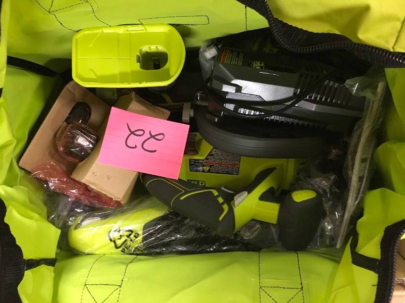 Ryobi 18-Volt ONE Lithium-Ion Cordless Super Combo Kit (4-Piece) in working conditions