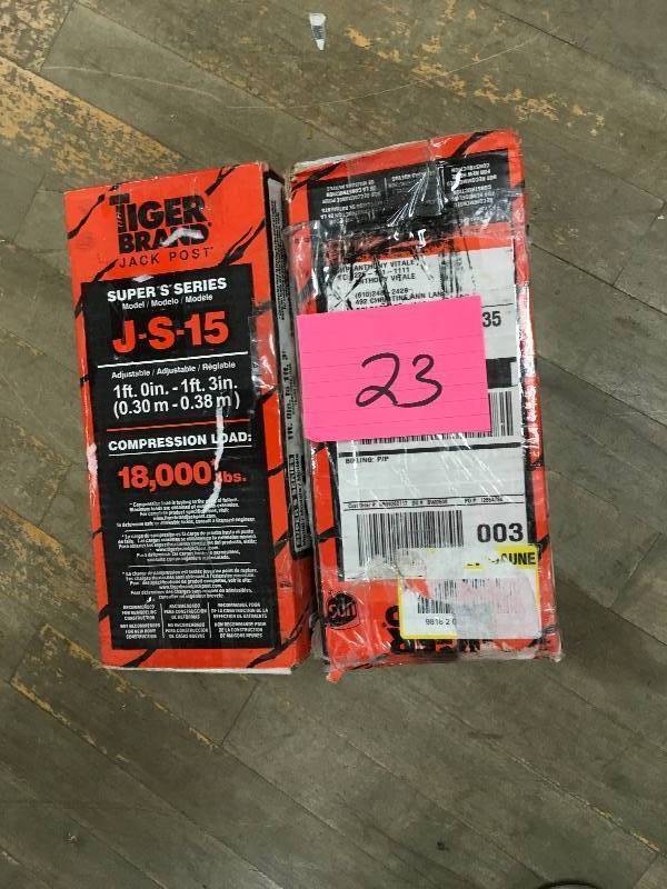 Tiger Super S 15 in. Jack Post in good conditions lot of 2