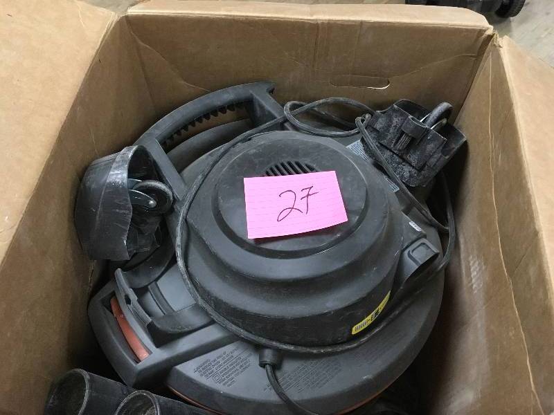 Ridgid 12 Gal. 5.0-Peak HP Wet Dry Vac used in working condition