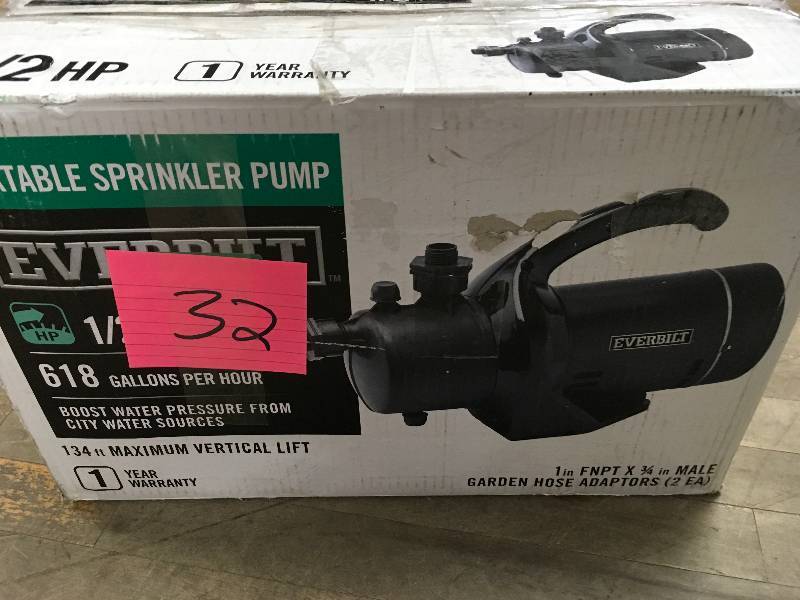 Everbuilt 12 HP Portable Utility Pump