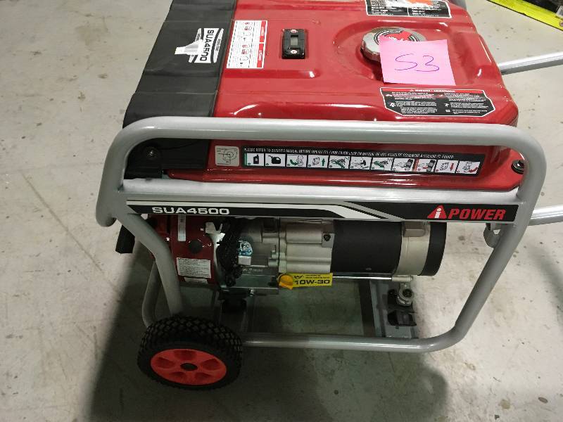 A-iPower  3500-Watt Gasoline Powered Portable Generator in working conditions