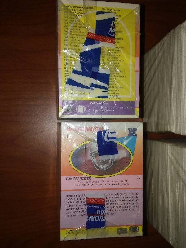 3 NFL football card sets