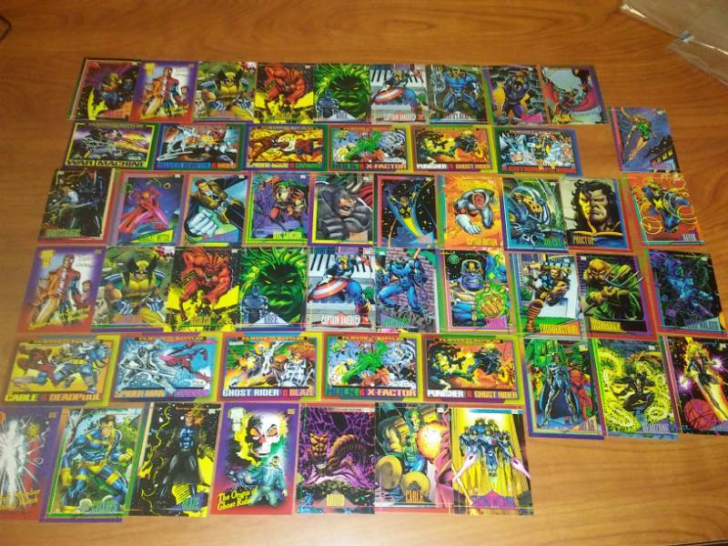 51 Marvel Skybox cards 1993