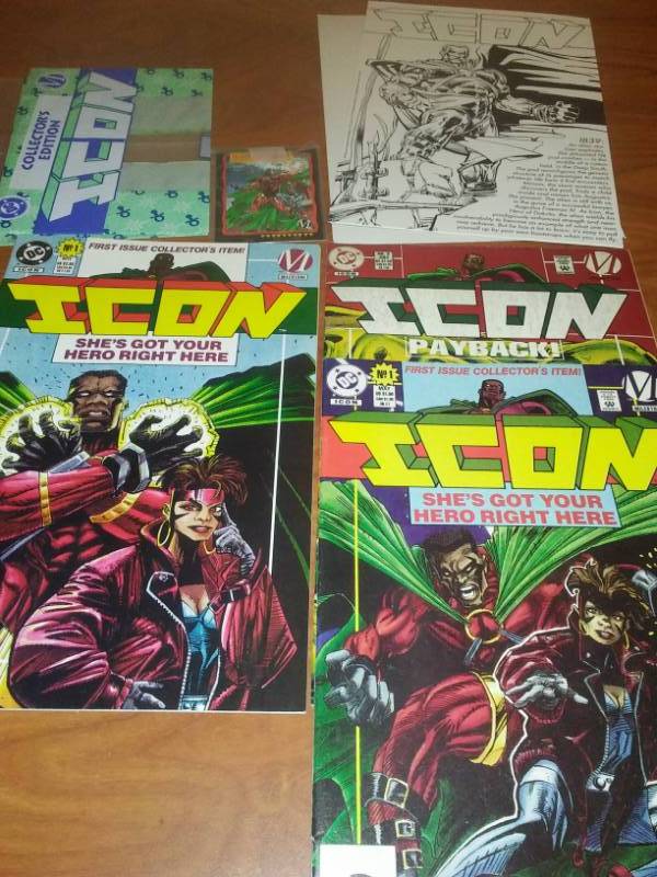 Icon No. 1 collectors edition with card, wrapper and poster